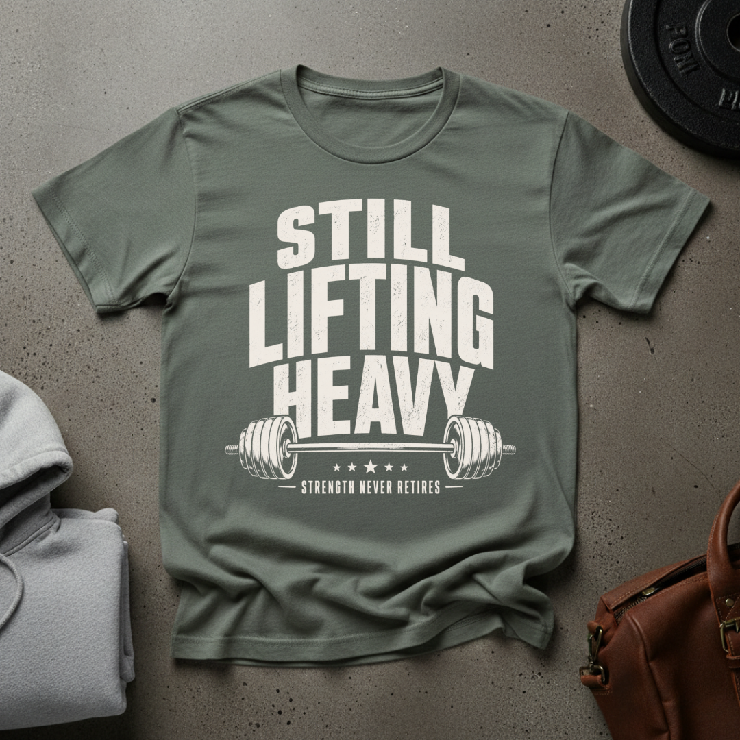 Still Lifting Heavy Gym T-Shirt