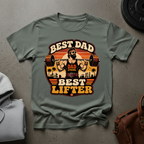 Best Dad Weightlifting T-Shirt