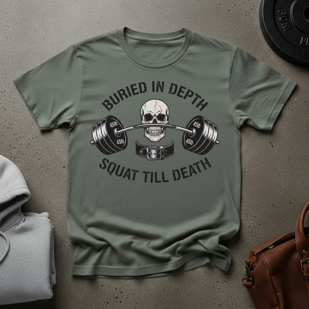 Buried in Depth Squat to Death T-Shirt