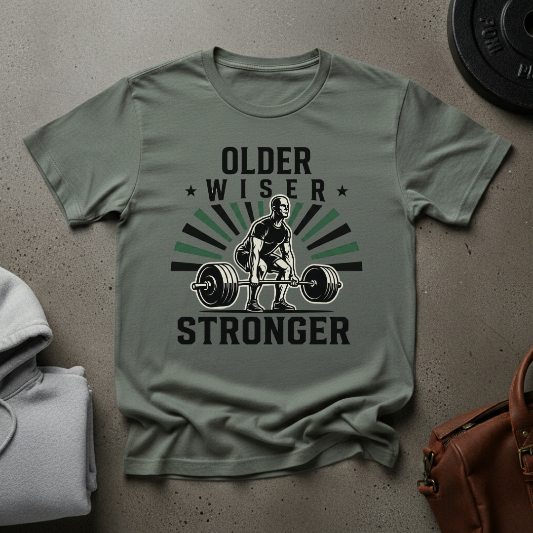 Older Wiser Stronger T-Shirt