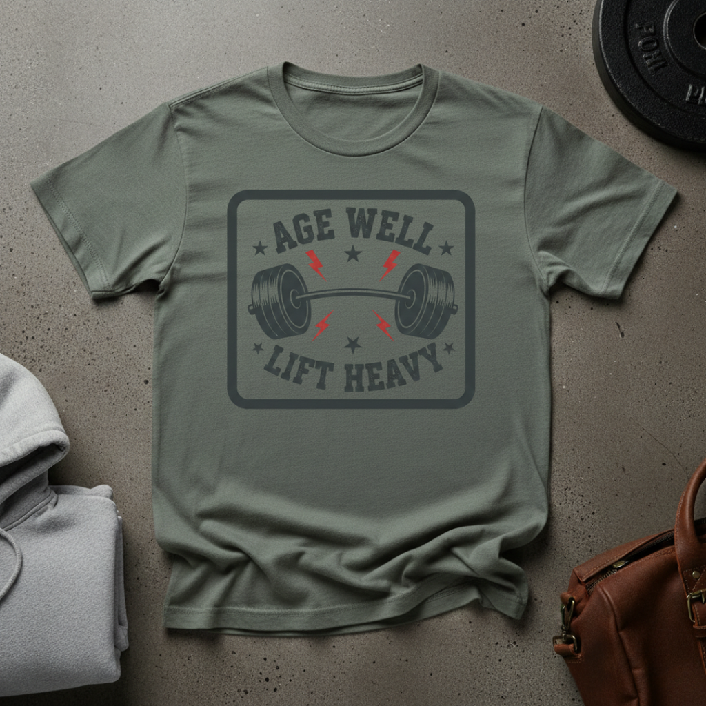 Age Well Lift Heavy Gym T-Shirt