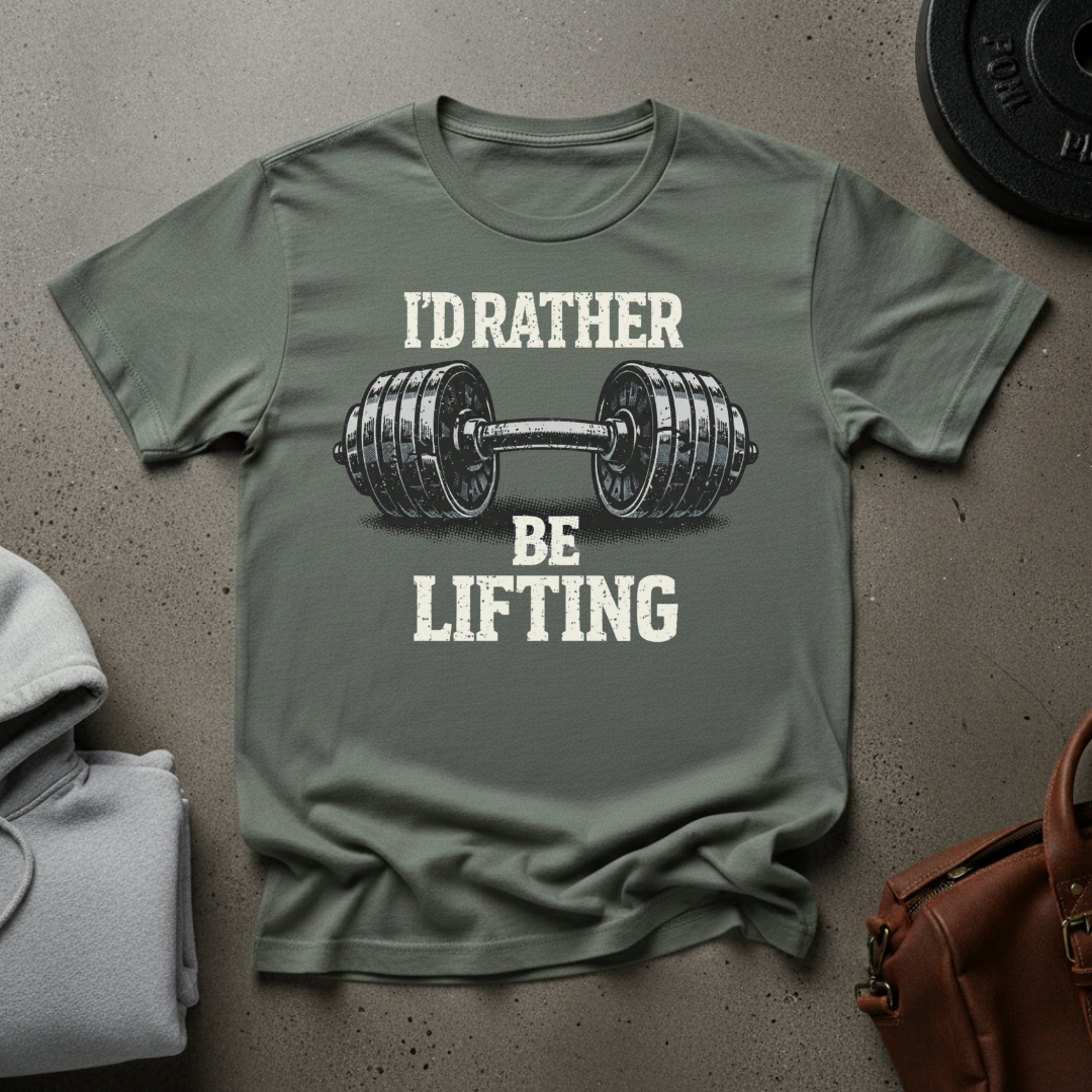 I’d Rather Be Lifting Gym T-Shirt