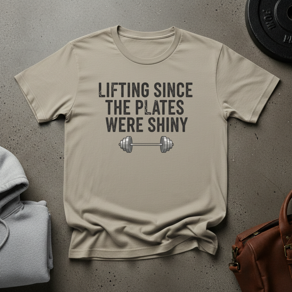 Lifting Since the Plates Were Shiny Gym T-Shirt