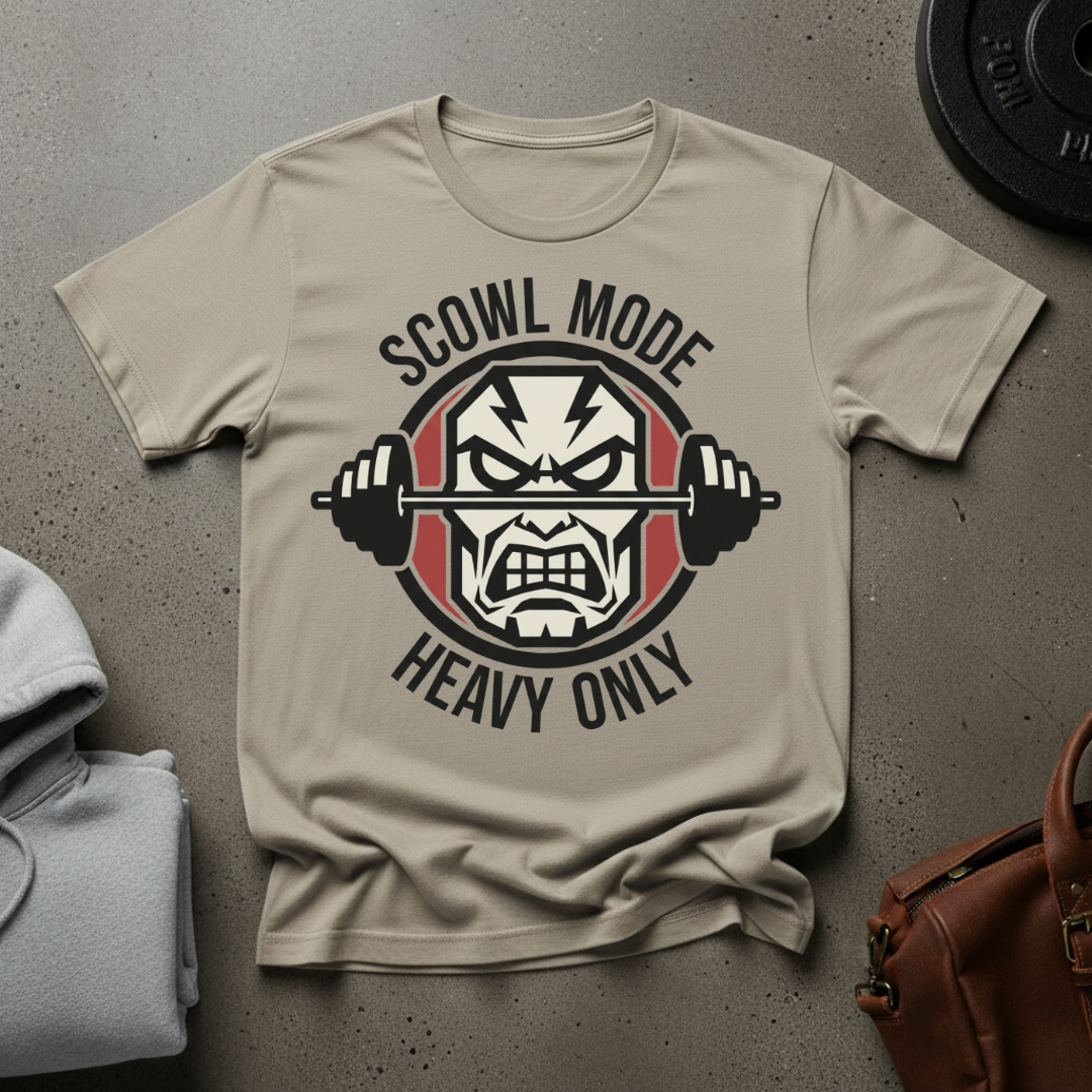 Scowl Mode Heavy Only T-Shirt