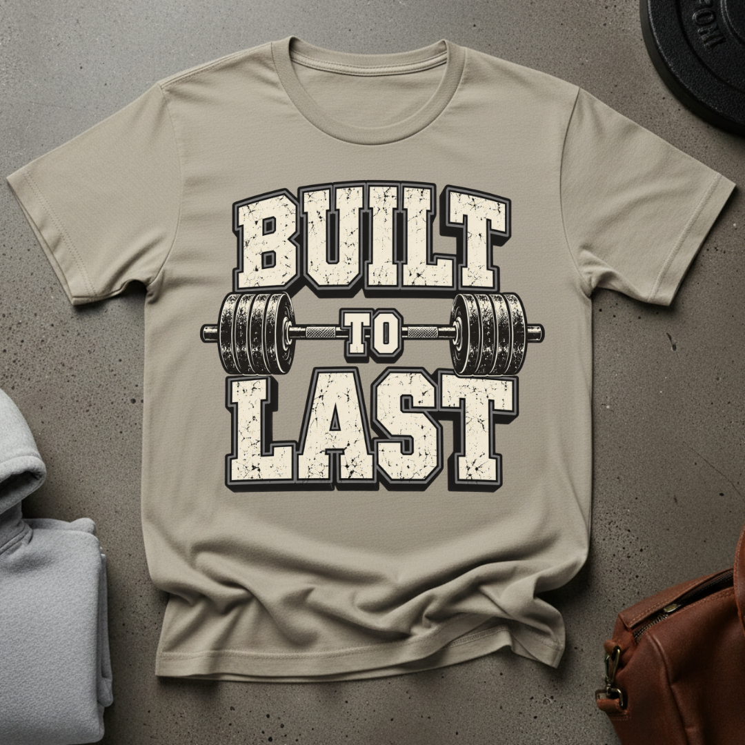 Built to Last Weightlifting T-Shirt