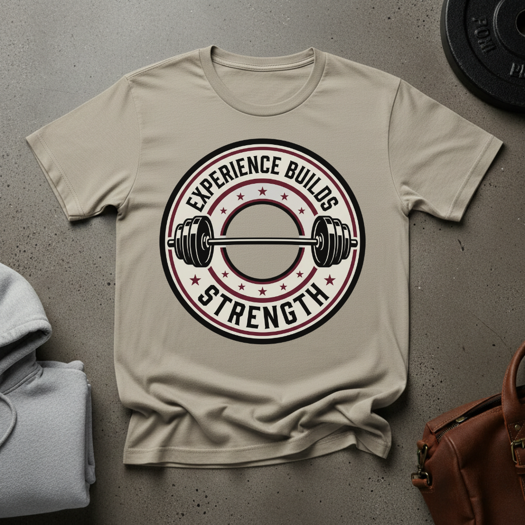 Experience Builds Strength Gym T-Shirt