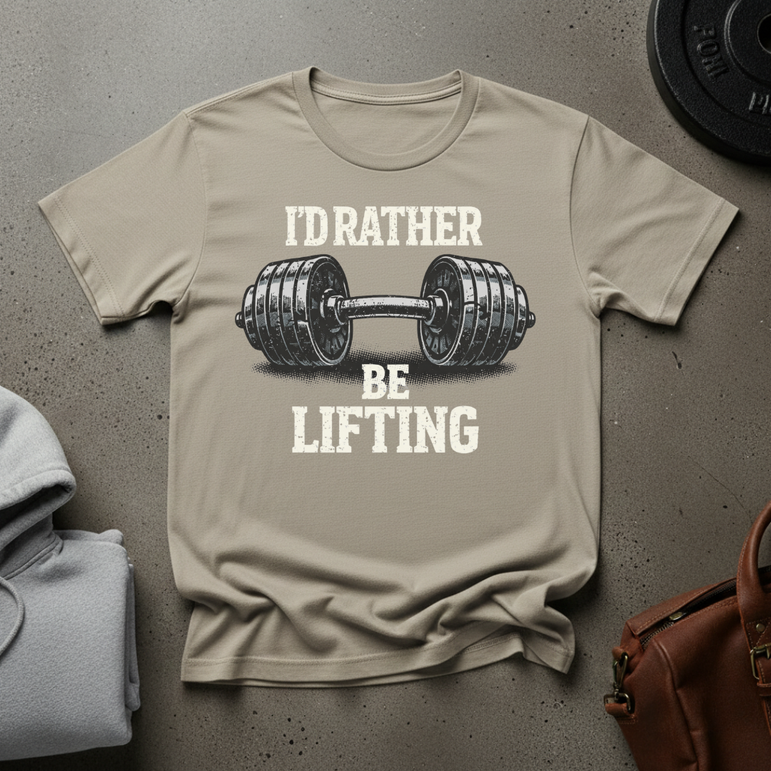 I’d Rather Be Lifting Gym T-Shirt