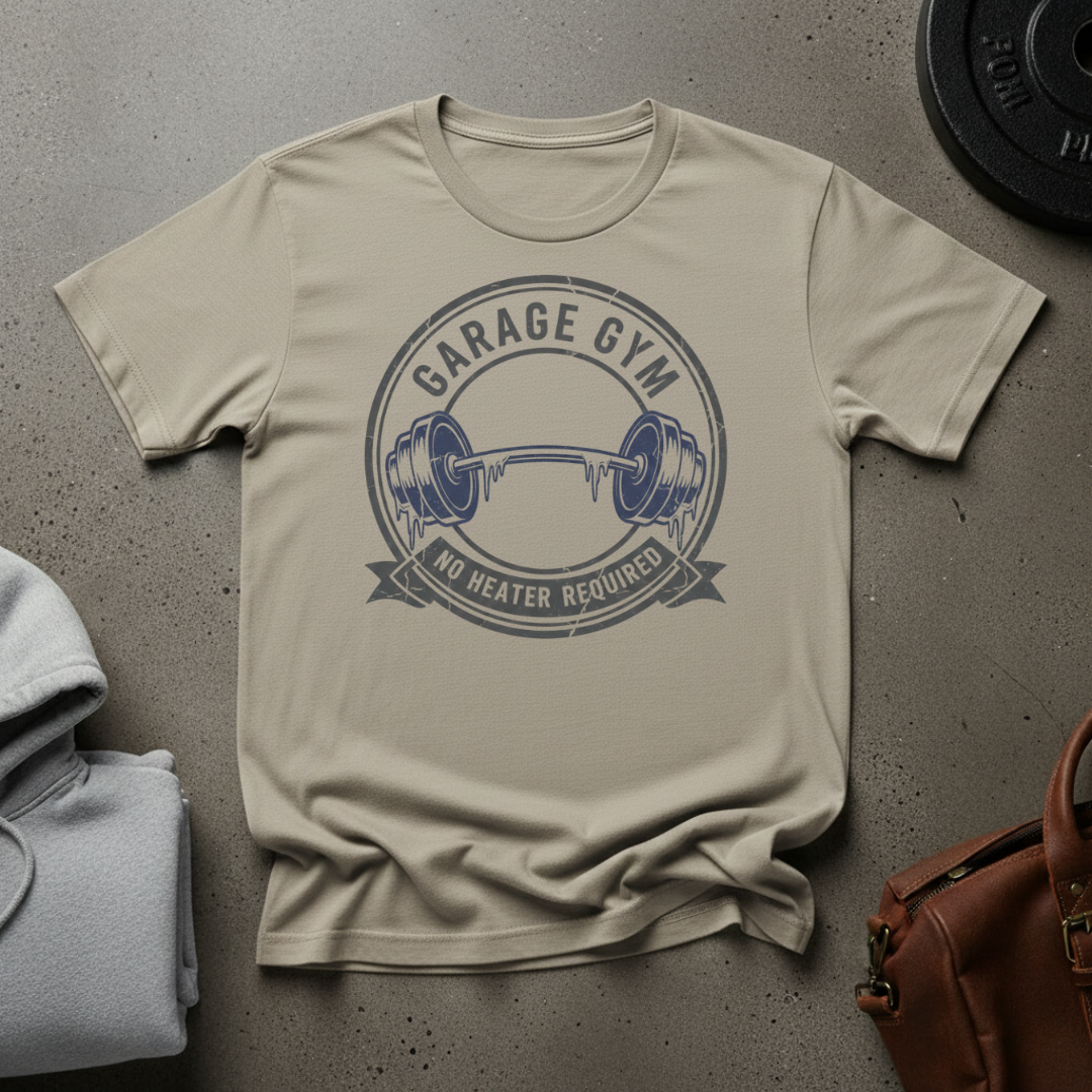 Garage Gym No Heater Required T-Shirt