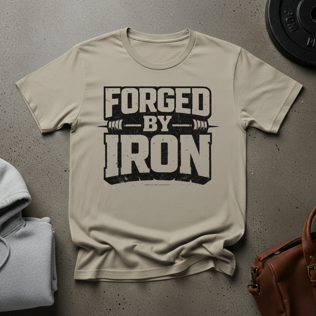 Forged by Iron Gym T-Shirt