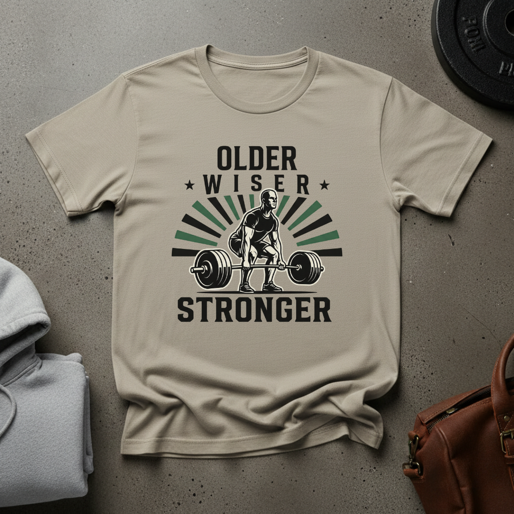 Older Wiser Stronger T-Shirt