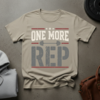 One More Rep Barbell T-Shirt