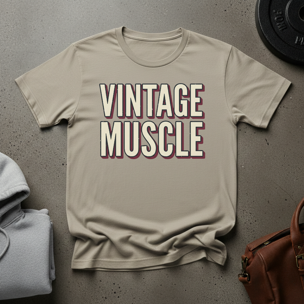 Vintage Muscle Gym T-Shirt
