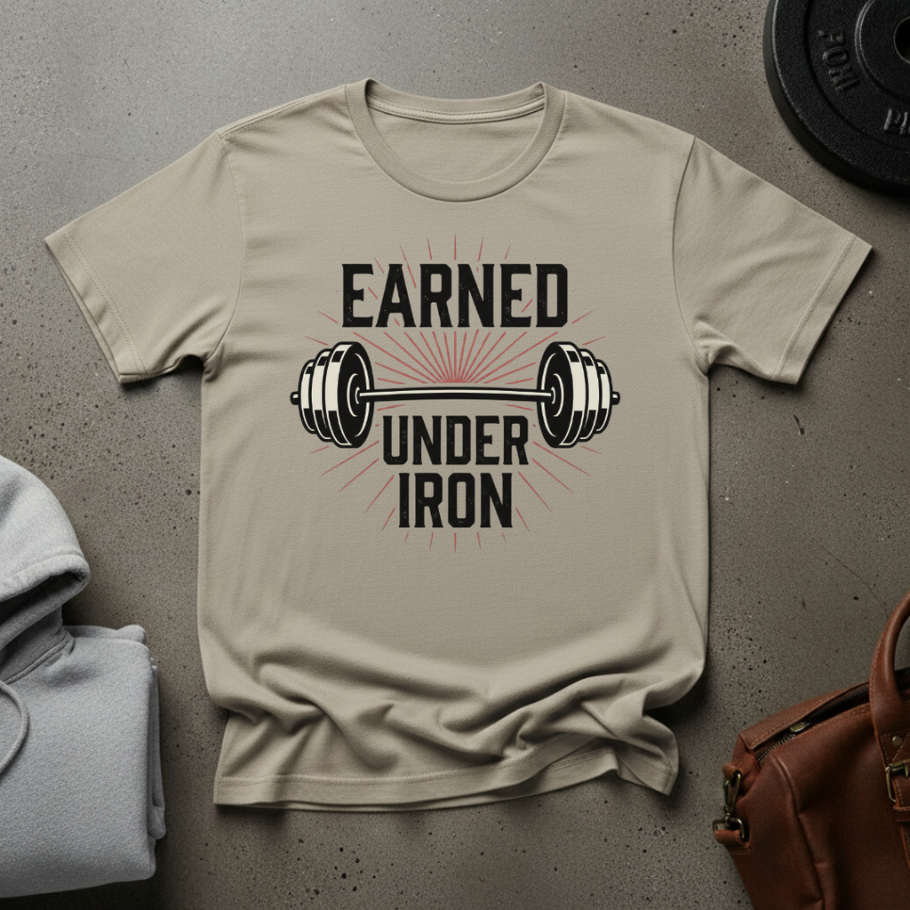 Earned Under Iron Gym T-Shirt