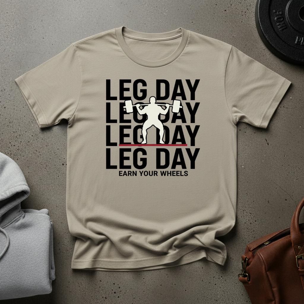 Earn Your Wheels Gym T-Shirt