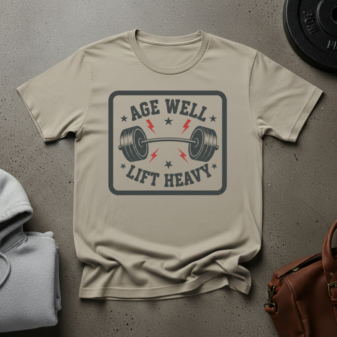 Age Well Lift Heavy Gym T-Shirt