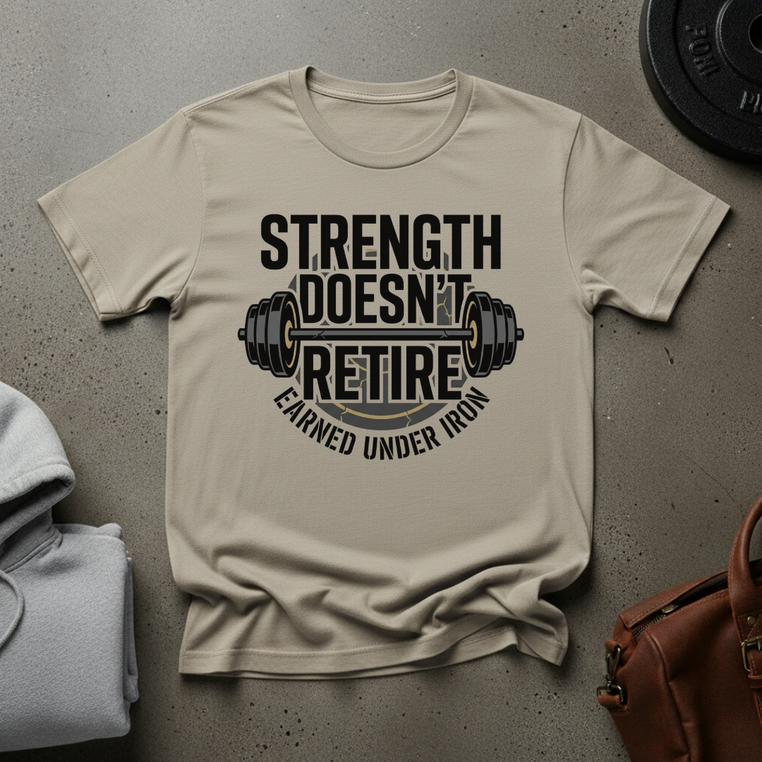 Retire Under Iron Gym T-Shirt