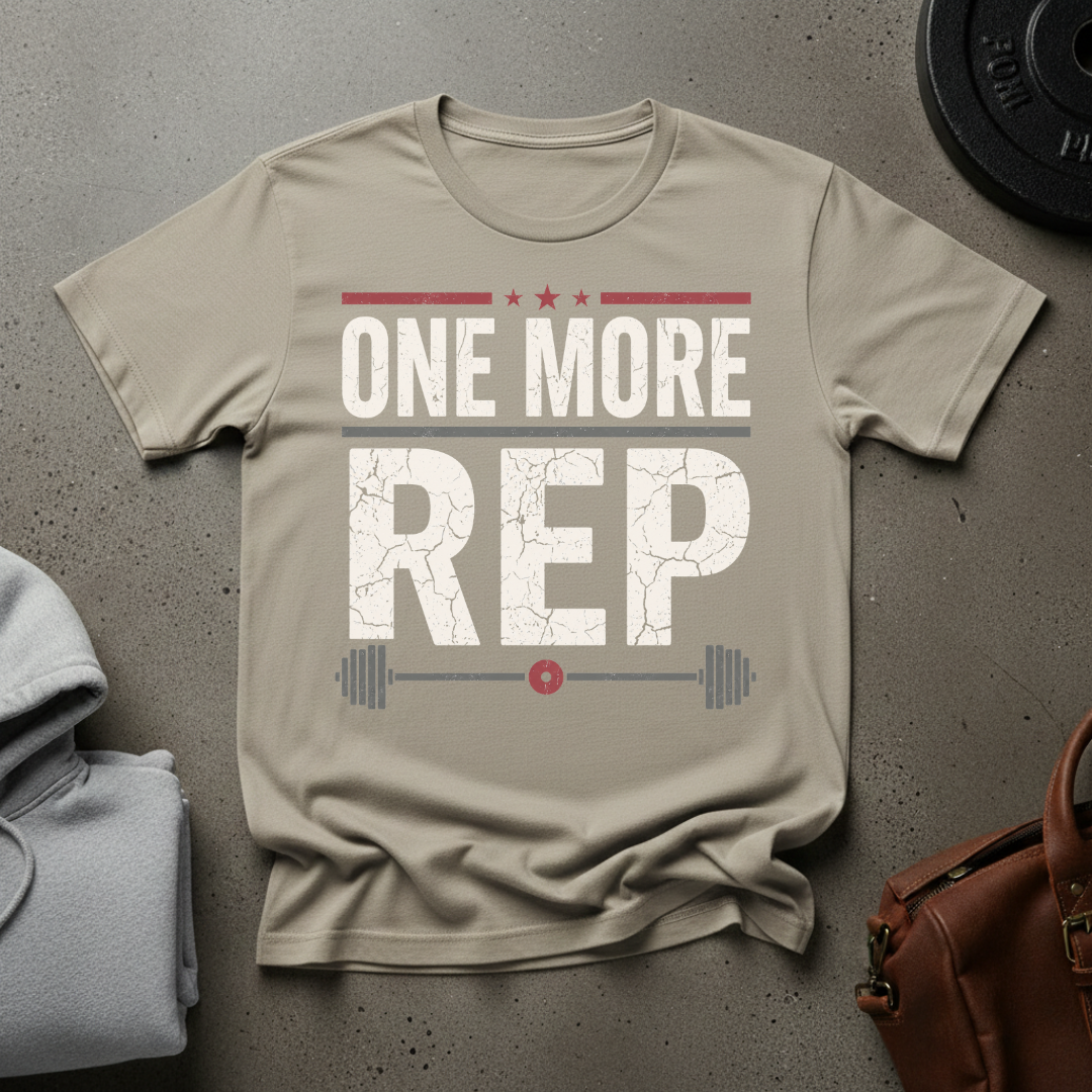 One More Rep Weightlifting T-Shirt