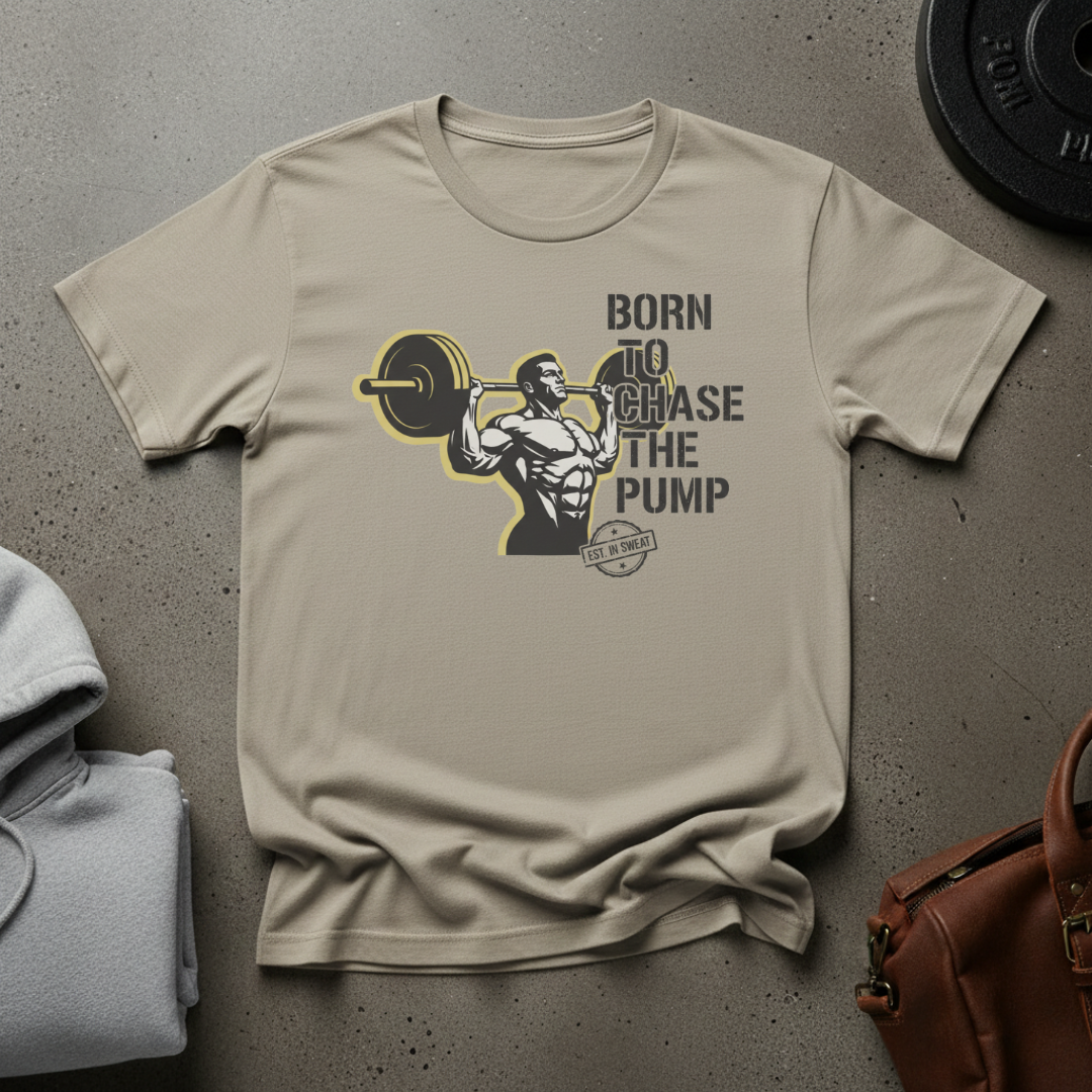 Born to Chase the Pump Gym T-Shirt