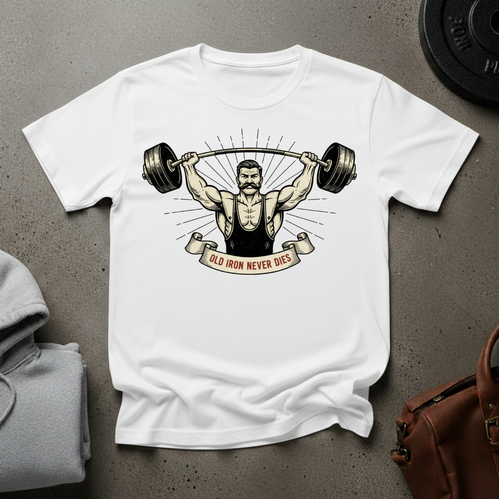 Old Iron Never Dies Gym T-Shirt