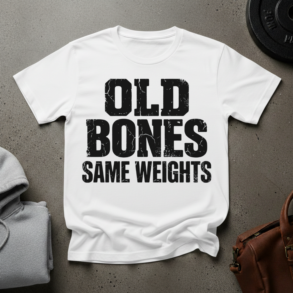 Old Bones Same Weights Gym T-Shirt