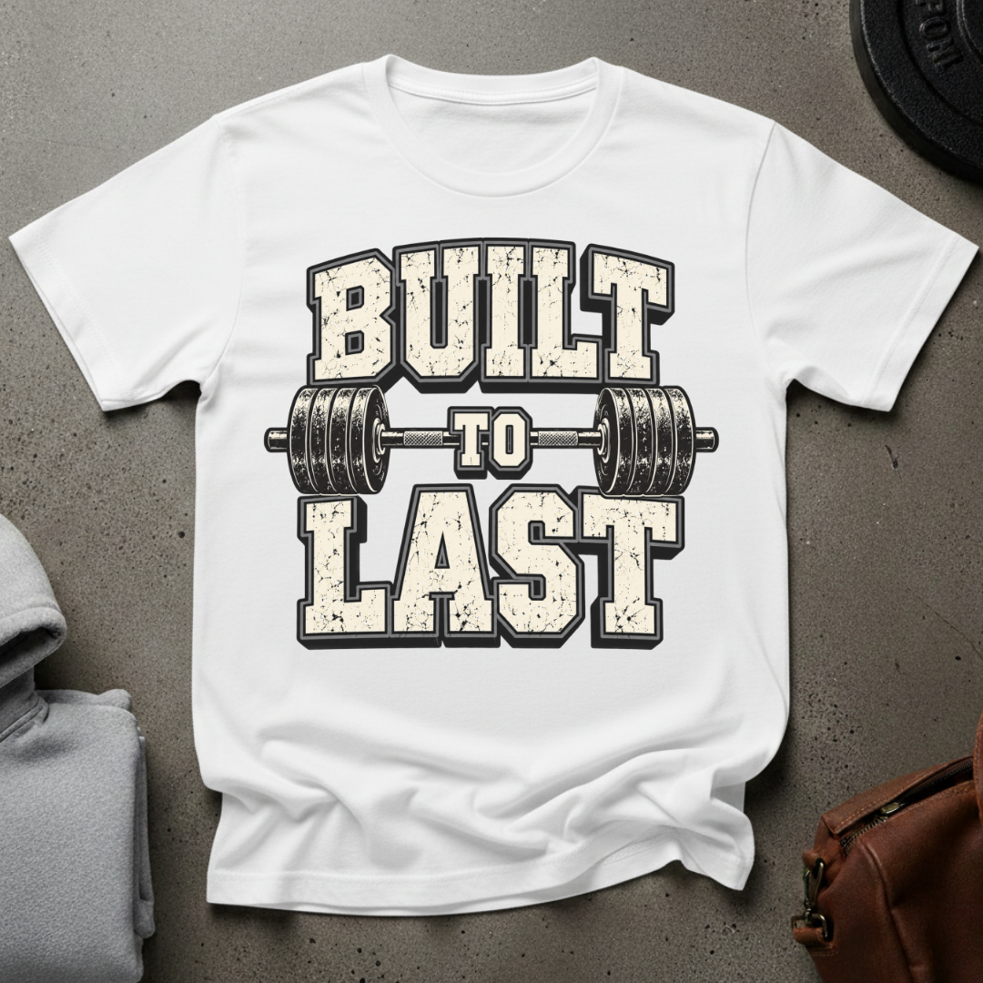 Built to Last Weightlifting T-Shirt
