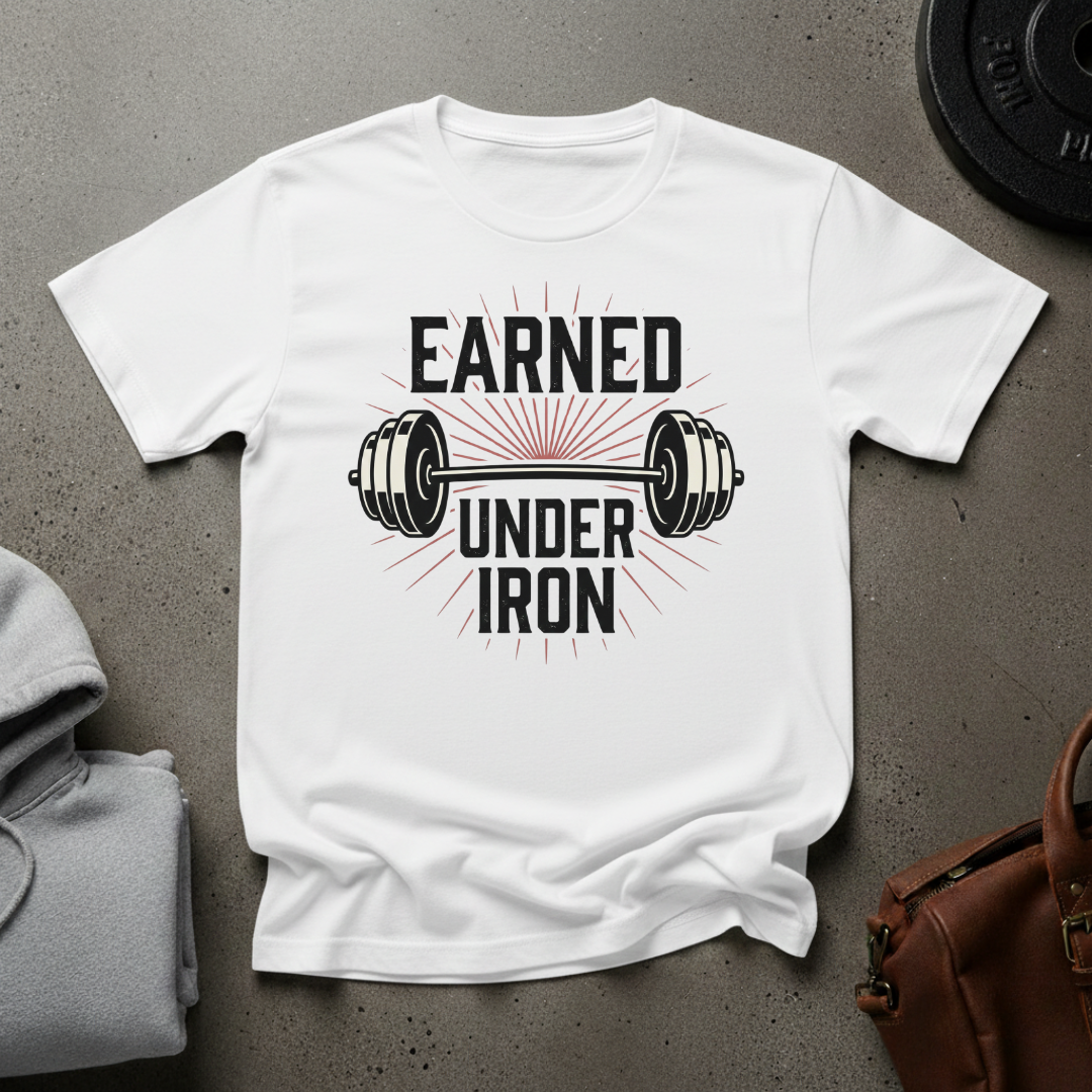 Earned Under Iron Gym T-Shirt