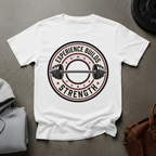 Experience Builds Strength Gym T-Shirt