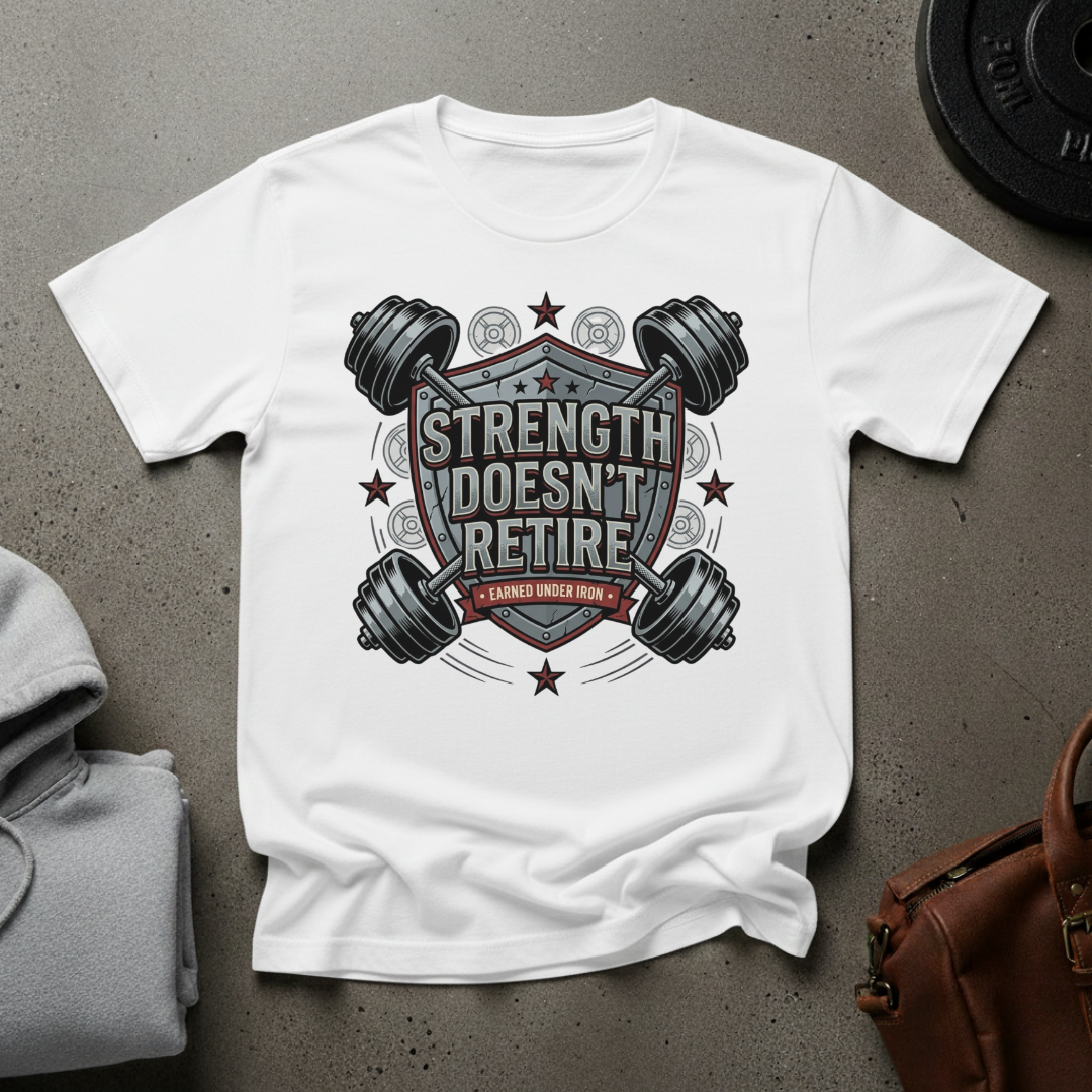 Strength Doesn’t Retire Gym T-Shirt