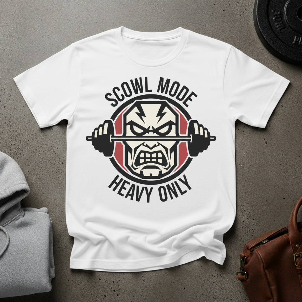 Scowl Mode Heavy Only T-Shirt