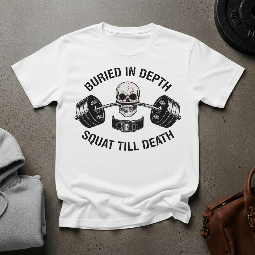 Buried in Depth Squat to Death T-Shirt