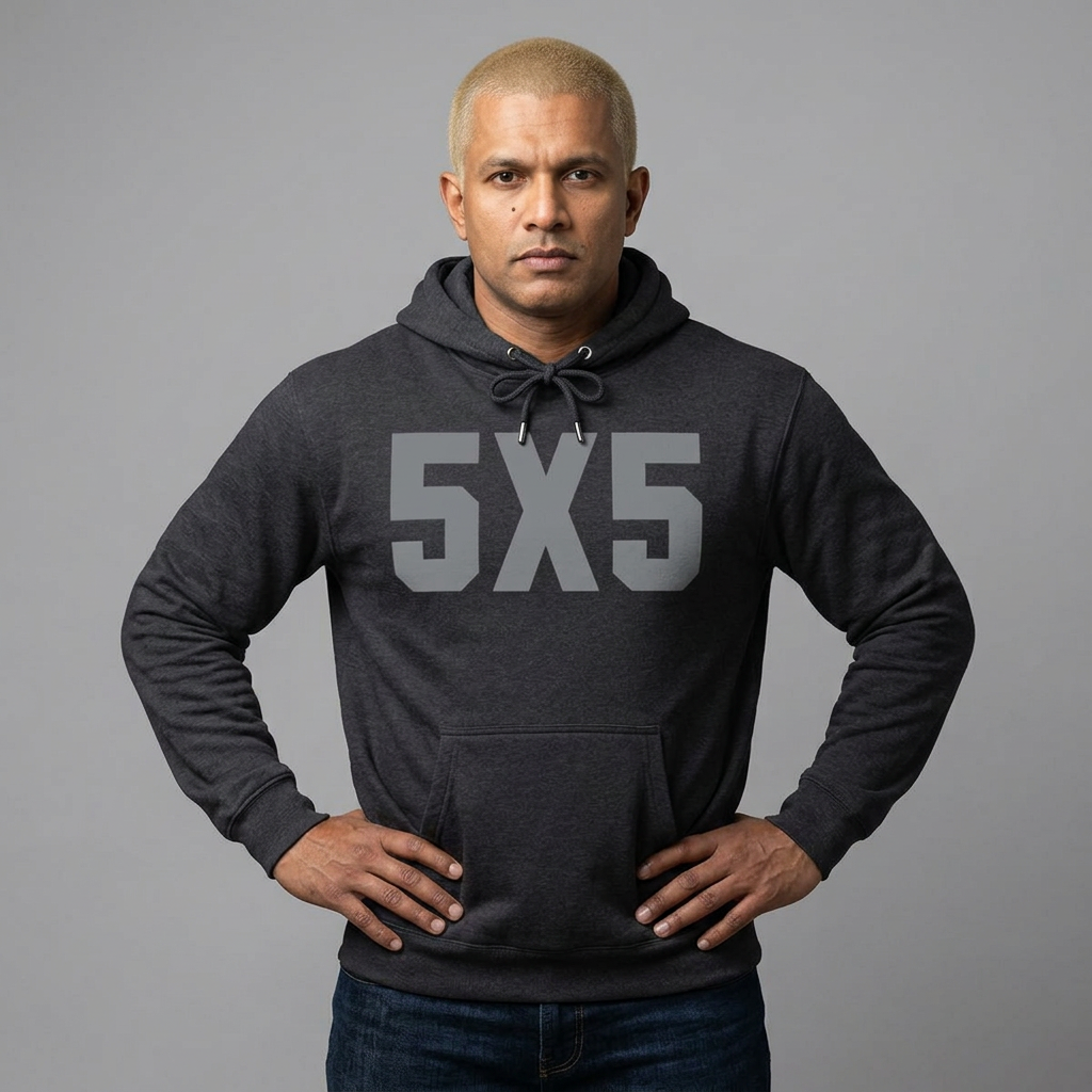 5X5 Heavyweight Gym Hoodie